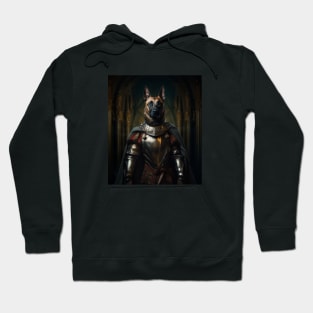 Gallant Belgian Malinois - Medieval Knight Hoodie